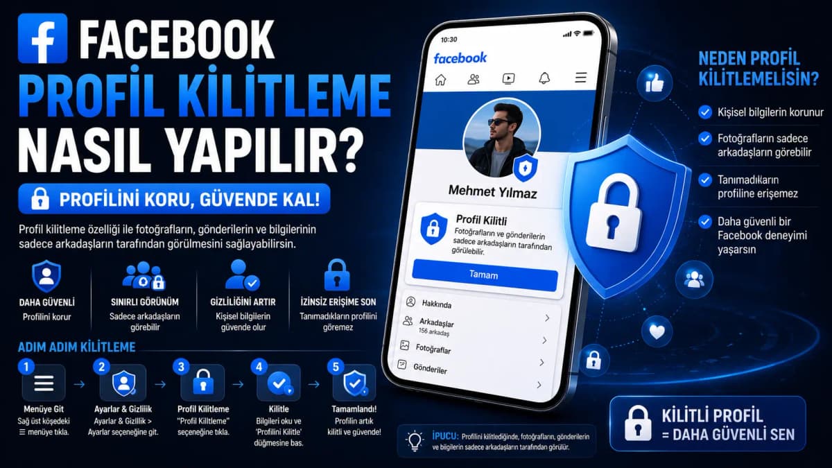 Facebook Profil Kilitleme Nasıl Yapılır?