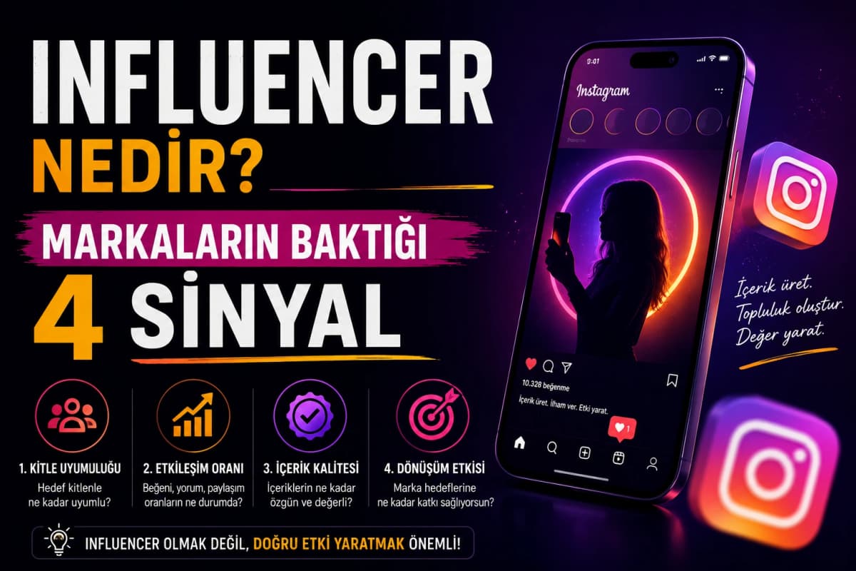 Influencer nedir, markaların baktığı 4 sinyal