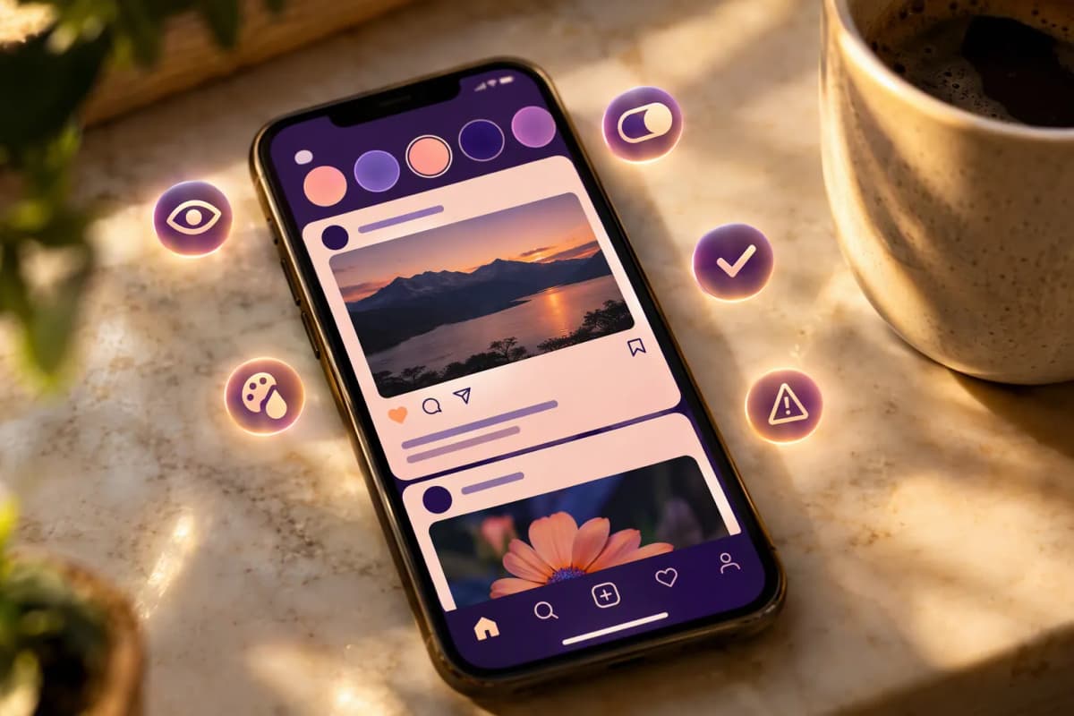 Instagram’da renk körlüğü için tasarım nasıl olmalı? Instagram’da renk körlüğü için tasarım nasıl olmalı?